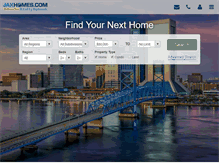 Tablet Screenshot of jax-homes.com